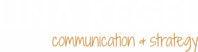 logo lina kegel communication and strategy